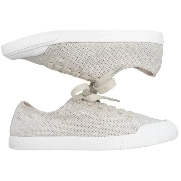 Tretorn White Perforated Marley 3 Sneakers Size 8.5 - Picture 6 of 10